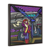 Bon Voyage Amelia - Framed Canvas Print