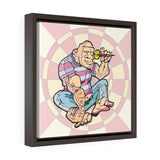 Dart Thug - Framed Canvas Print