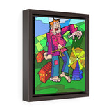 Tipsy Giant - Framed Canvas Print