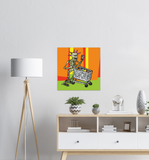 Shop to Death - Metal Print